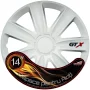 Set capace roti auto Cridem GTX Carbon 4buc - Alb - 14''
