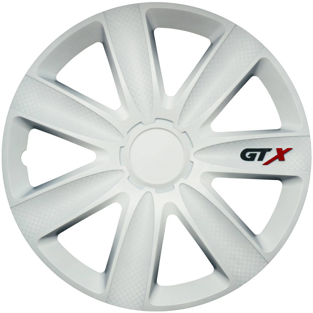 Wheel covers set Cricem GTX Carbon 4pcs - White - 16'' thumb
