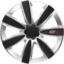 Wheel covers set Cridem GTX Carbon 4pcs - Silver/Black - 14&#039;&#039;