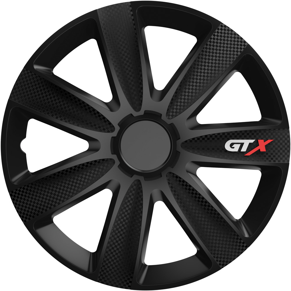 Wheel covers set Cridem GTX Carbon 4pcs - Black - 14'' thumb
