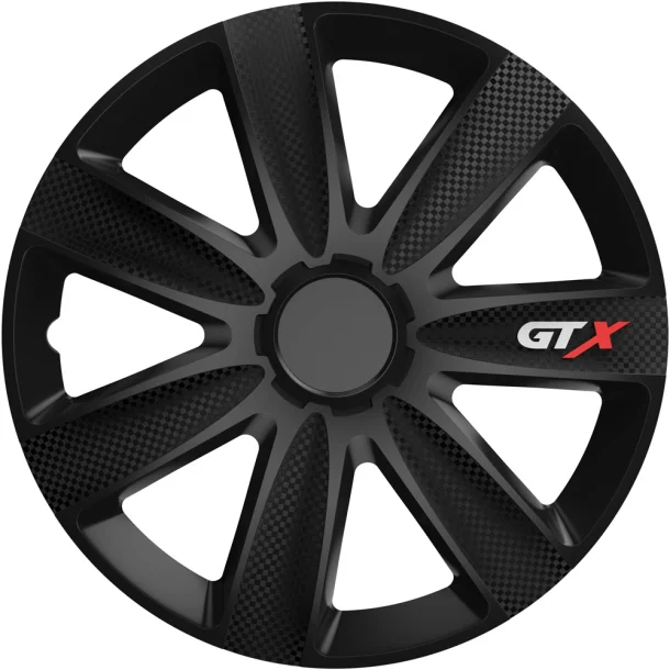 Wheel covers set Cridem GTX Carbon 4pcs - Black - 14&#039;&#039;