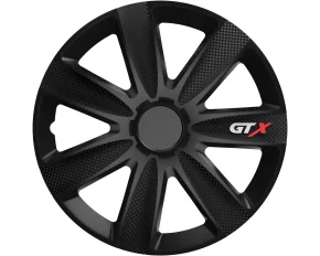 Set capace roti auto Cridem GTX Carbon 4buc - Negru - 17&quot; - Resigilat