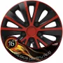 Wheel covers set Cridem Rapide 4pcs - Red/Black - 16&#039;&#039;