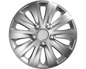 Set capace roti auto Cridem Rapide NC 4buc - Argintiu/Crom - 15&#039;&#039;