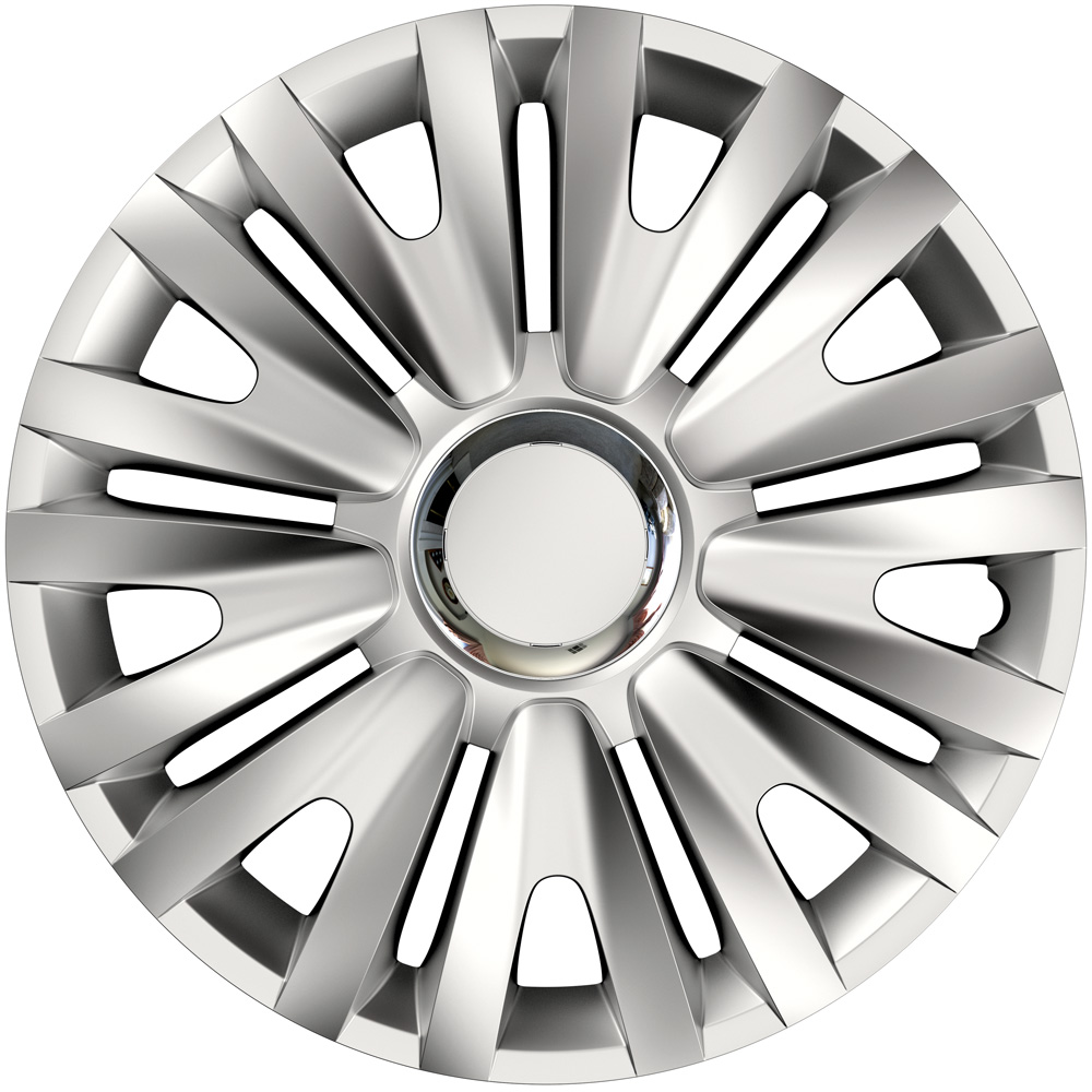 Wheel covers set Cridem Royal RC 4pcs - Silver/Chrome - 14'' thumb