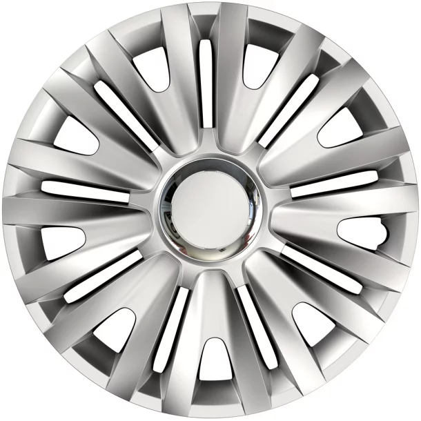 Wheel covers set Cridem Royal RC 4pcs - Silver/Chrome - 14&#039;&#039;