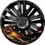 Wheel covers set Cridem Royal RC 4pcs - Black/Chrome - 14&#039;&#039;