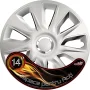 Wheel covers set Cridem Stratos RC 4pcs - Silver/Chrome - 14&#039;&#039;