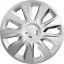 Wheel covers set Cridem Stratos RC 4pcs - Silver/Chrome - 16&#039;&#039;