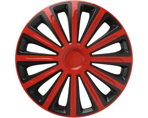 Wheel covers set Cridem Trend 4pcs - Red/Black - 14&#039;&#039;