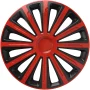 Wheel covers set Cridem Trend 4pcs - Red/Black - 14&#039;&#039;