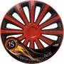 Wheel covers set Cridem Trend 4pcs - Red/Black - 15&#039;&#039;