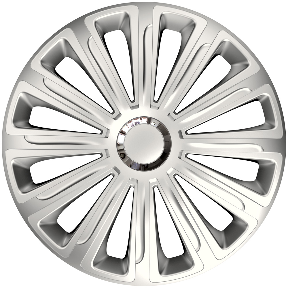 Wheel covers set Cridem Trend RC 4pcs - Silver/Chrome - 14'' thumb