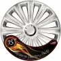 Wheel covers set Cridem Trend RC 4pcs - Silver/Chrome - 15&#039;&#039;