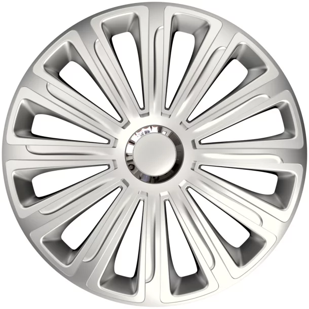 Wheel covers set Cridem Trend RC 4pcs - Silver/Chrome - 16&#039;&#039;