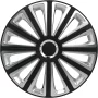 Wheel covers set Cridem Trend RC 4pcs - Black/Silver - 16&#039;&#039;