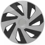 Set capace roti auto Cridem Vector 4buc - Argintiu/Negru - 14&#039;&#039;-Resigilat,