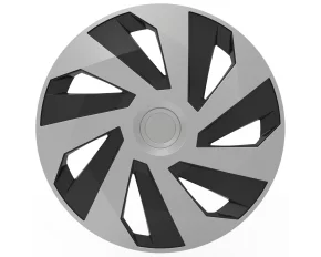 Wheel covers set Cridem Vector 4pcs - Silver/Black - 15&#039;&#039;
