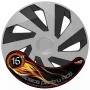 Wheel covers set Cridem Vector 4pcs - Silver/Black - 16&#039;&#039;