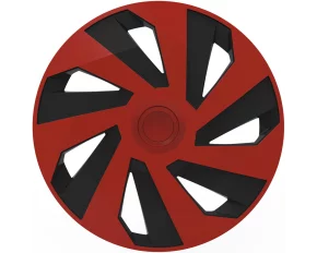 Wheel covers set Cridem Vector 4pcs - Red/Black - 14&#039;&#039;