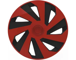 Wheel covers set Cridem Vector 4pcs - Red/Black - 15&#039;&#039;
