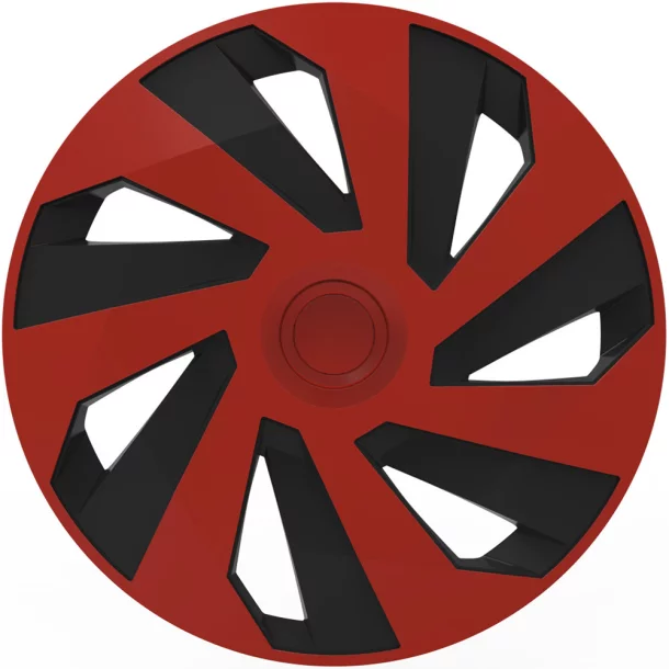 Wheel covers set Cridem Vector 4pcs - Red/Black - 15&#039;&#039; - Resealed