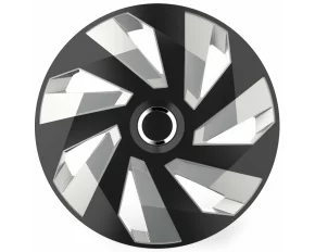 Wheel covers set Cridem Vector RC 4pcs - Black/Silver - 16&#039;&#039;