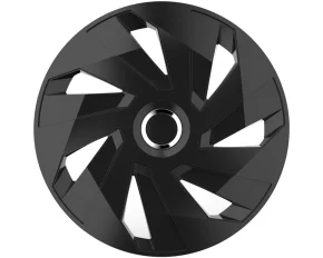 Wheel covers set Cridem Vector RC 4pcs - Black/Chrome - 15&#039;&#039;