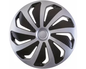 Wheel covers set Cridem Wind 4pcs - Silver/Black - 15&#039;&#039;