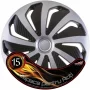 Wheel covers set Cridem Wind 4pcs - Silver/Black - 15&#039;&#039;