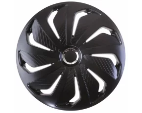 Wheel covers set Cridem Wind RC 4pcs - Black/Chrome - 15&#039;&#039;