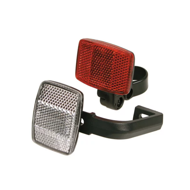 Front &amp; rear wide-angle reflectors