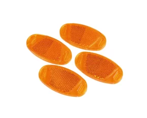 Set 4 small spoke reflectors