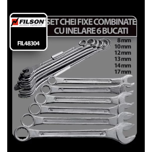 Set chei fixe combinate cu inelare 6buc Filson