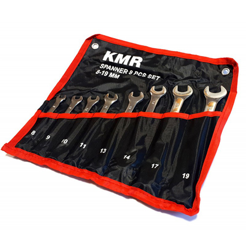 Set of combined wrenches in cover 8pcs thumb