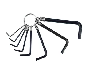 8 pcs hex key set on a ring