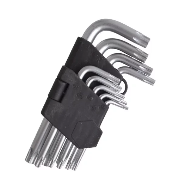 Hex key set torx style Chrome-Vanadium 9pcs