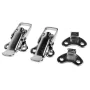 Set cleme fixare, pentru usa cutie scule camion 2buc - Crom