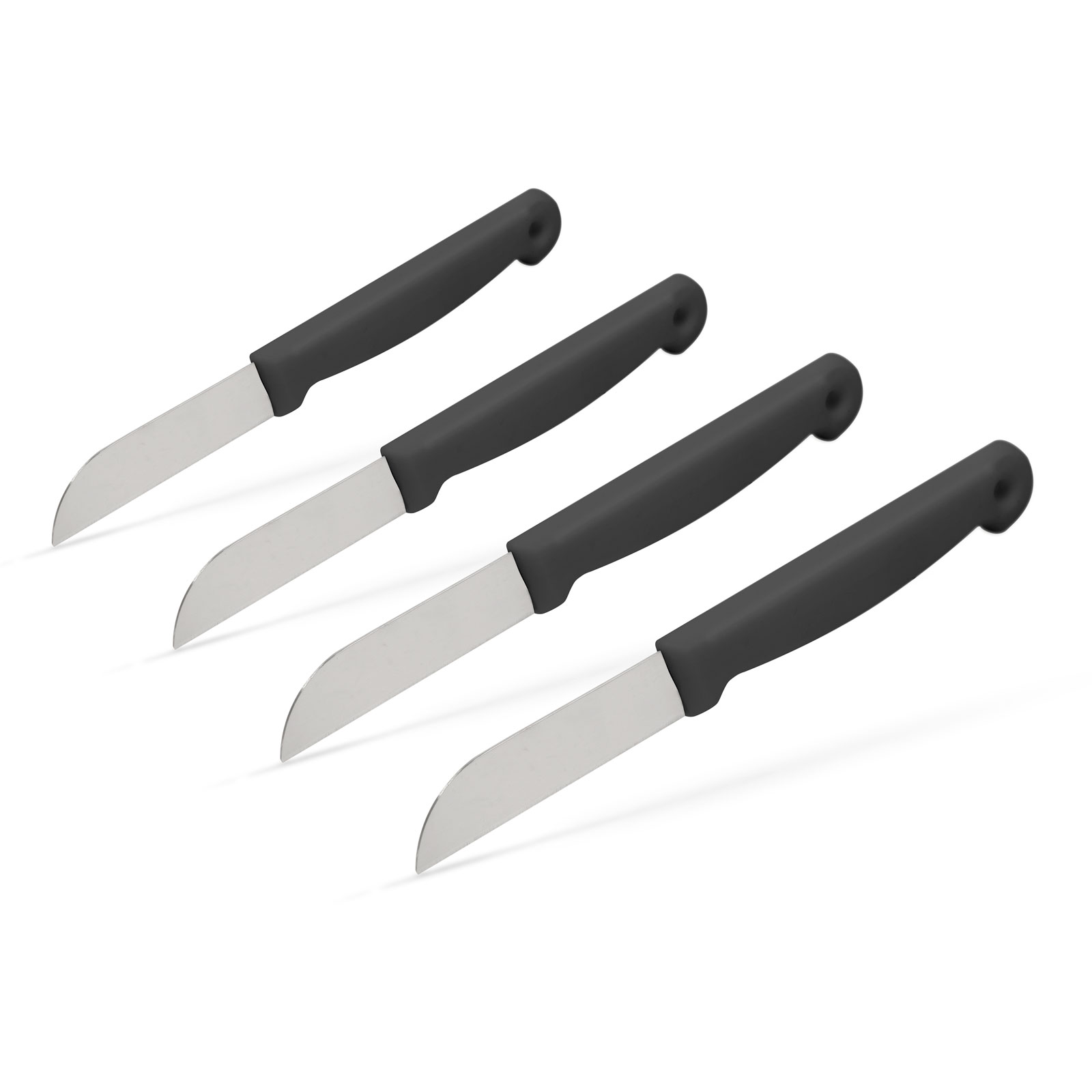 Kitchen knife - black - 4 pcs thumb