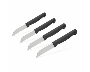 Kitchen knife - black - 4 pcs