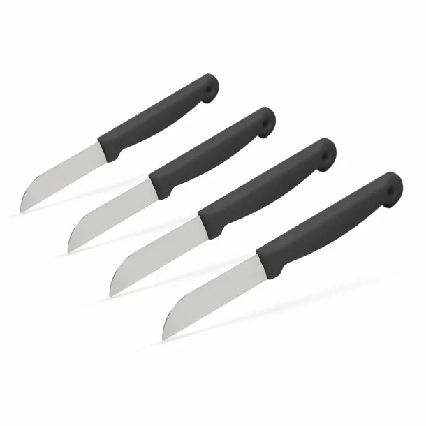 Set cuțite de bucătărie negre - 4 piese