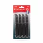 Set cuțite de bucătărie negre - 4 piese