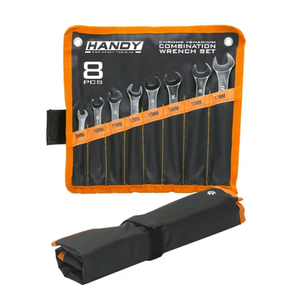 Combination Spanner Set with Polyester Storage Poach