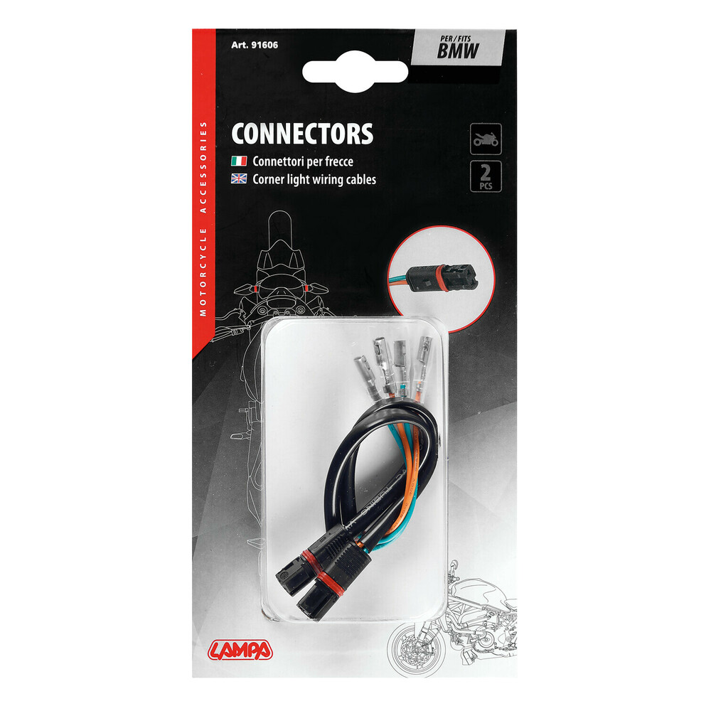 Corner lights wiring cables, 2 pcs - BMW thumb