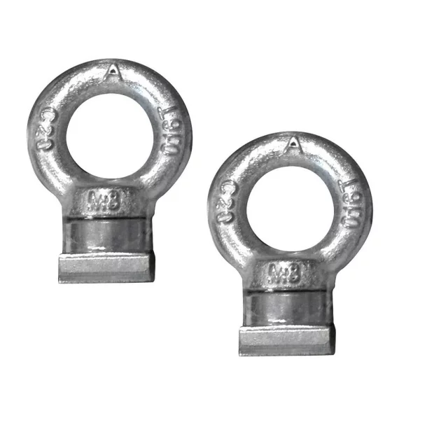 KP-3, pereche de inele fixare marfa, cu conector „T” pentru toata gama de bare portbagaj din aluminiu Nordrive, 2buc