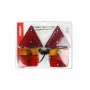 Magnetic trailer lamp set with triangle