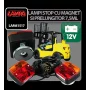 Set lampi stop cu magnet si cablu 7,5ml 12V Lampa