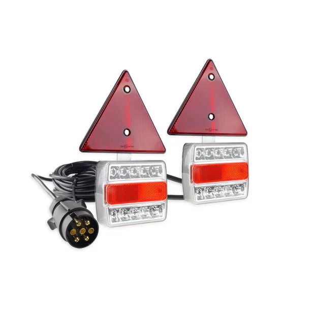 Magnetic trailer LED lamp set with triangle