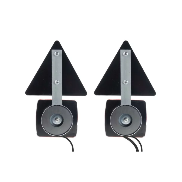 Set lampi stop LED cu magnet si cablu 7,5m 12V cu catadioptri triunghiulari, 2buc Amio - Resigilat