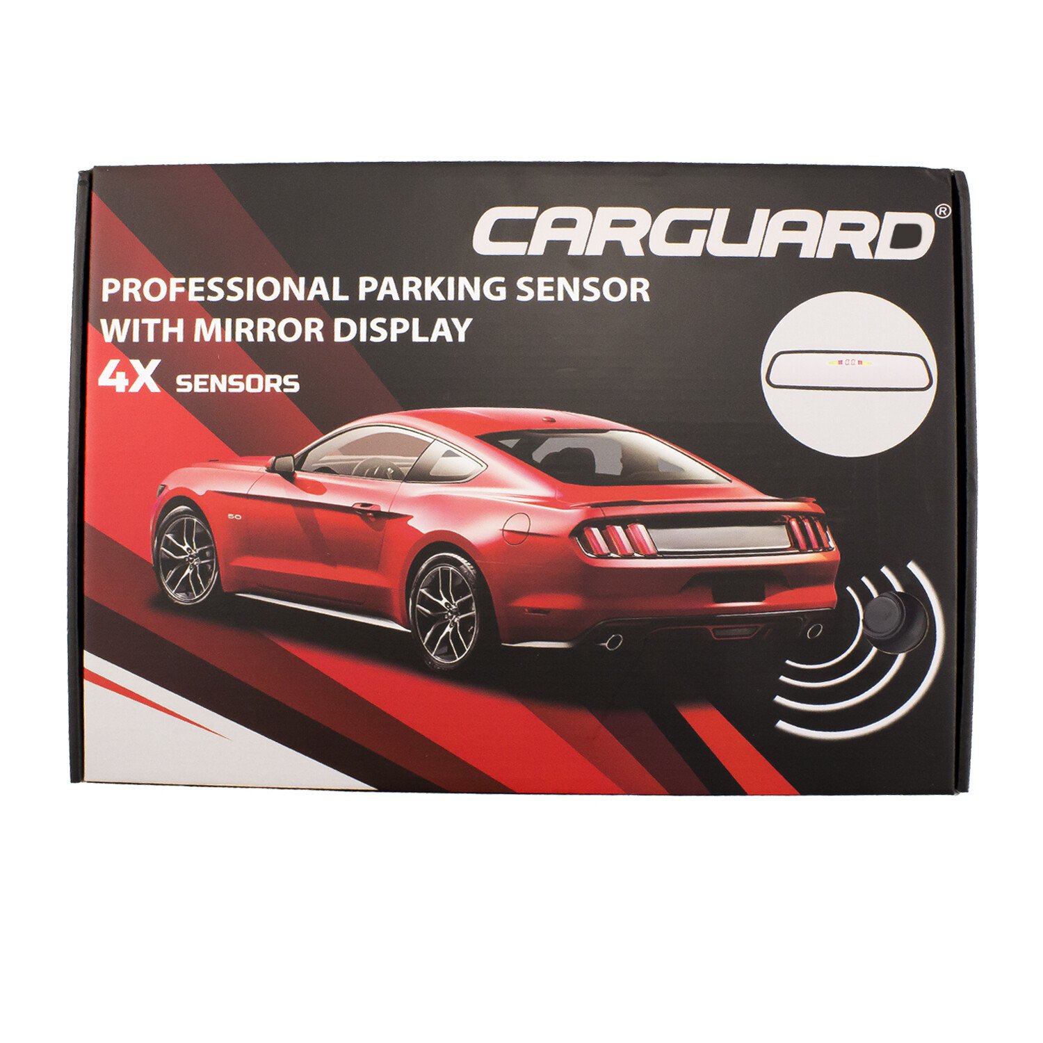 Set senzori de parcare cu afișaj în oglindă - CARGUARD thumb